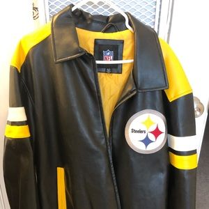 Pittsburg Steelers Leather Coat